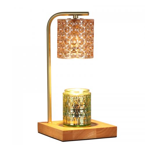 Glas & Holz & Eisen Duftlampen, Gold,  Stück