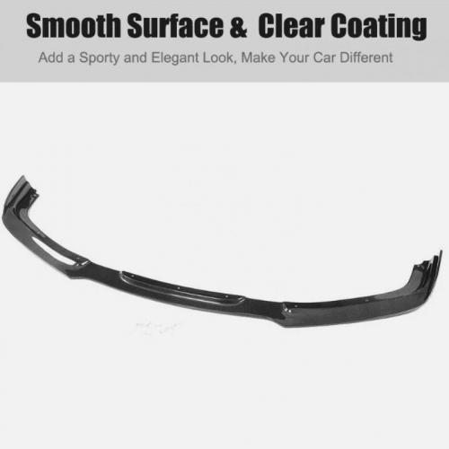 Carbon Fibre Front Lip durable & hardwearing Solid black PC