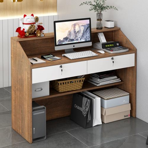 Wood Front Desk  Solid PC