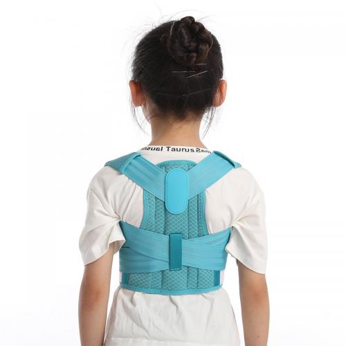 Spray-bonded Cotton adjustable Back Correction Belt for children & breathable PC