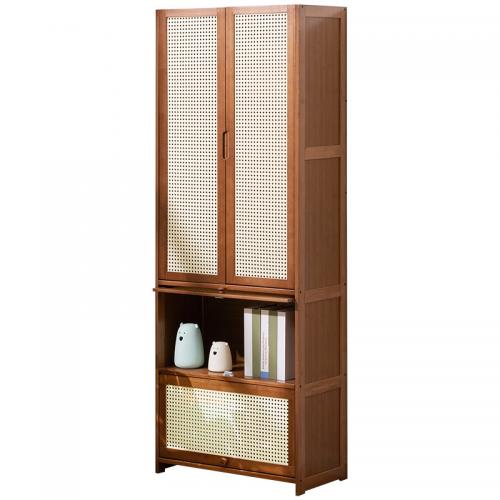 Moso Bamboo & Engineering Plastics Storage Cabinet for storage & dustproof PC