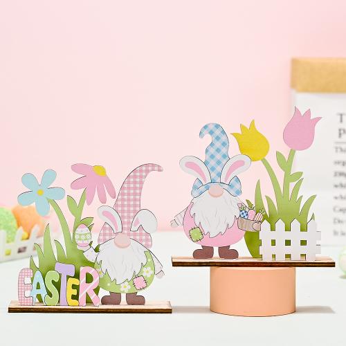 Wooden Easter Design Decoration for home decoration & Cute PC