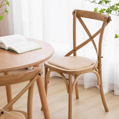 Rattan & Solid Wood Casual House Chair hollow PC