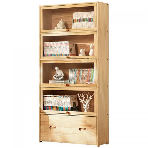 Acrylic & Solid Wood Storage Cabinet for storage & dustproof PC