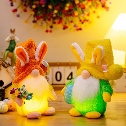 Cloth & PVC Easter Design & With light Decoration Cute PC