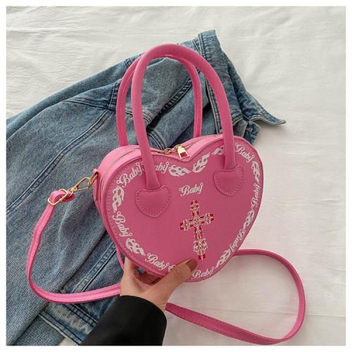 PU Leather Easy Matching Handbag attached with hanging strap Cross PC