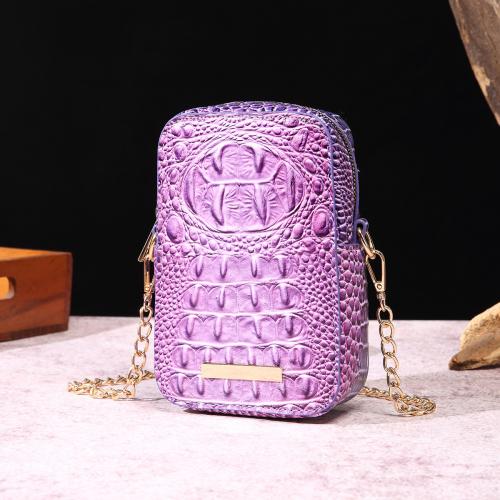 PU Leather Easy Matching Cell Phone Bag, crocodile grain, more colors for choice,  PC