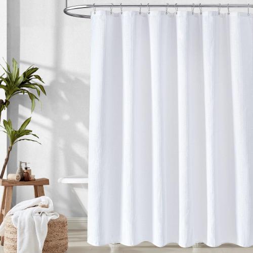 Polyester Shower Curtain thickening & waterproof Solid PC