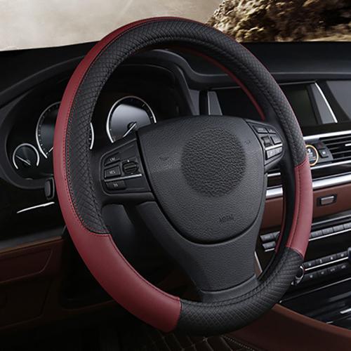 Synthetic Leather Steering Wheel Cover hardwearing & anti-skidding PC