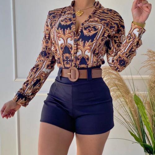 Polyester Women Casual Set  printed PC