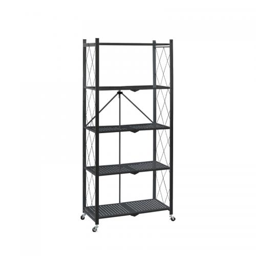 Carbon Steel foldable Kitchen Shelf for storage & with pulley PC