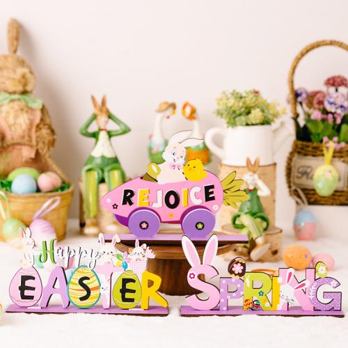 Wooden Easter Design Decoration Cute PC