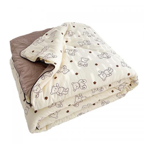 Cotton Linen Summer Quilt & breathable printed PC
