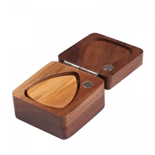 Holz Gitarrenpick,  Box