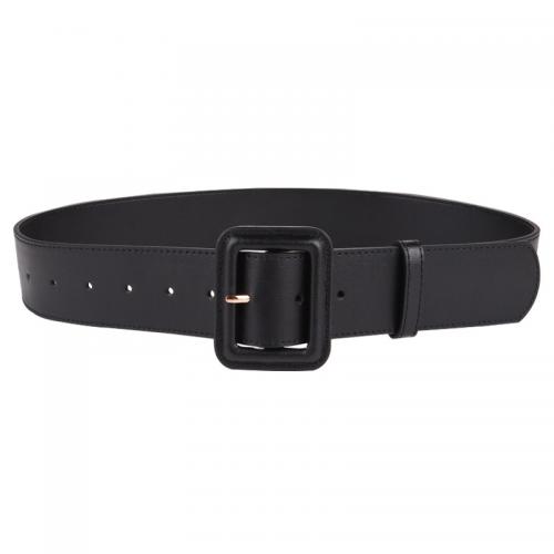 PU Leather Easy Matching Fashion Belt flexible length Zinc Alloy PC
