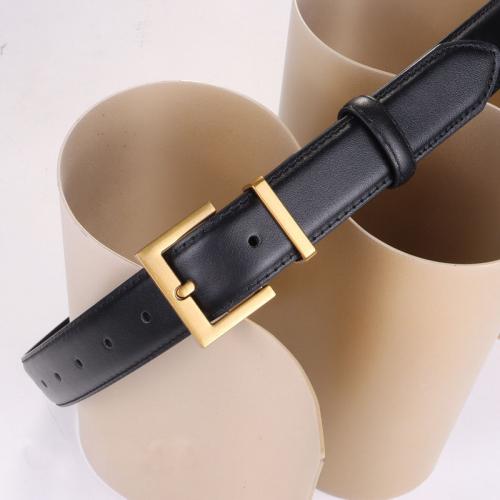 PU Leather Easy Matching Fashion Belt flexible length Zinc Alloy plated PC