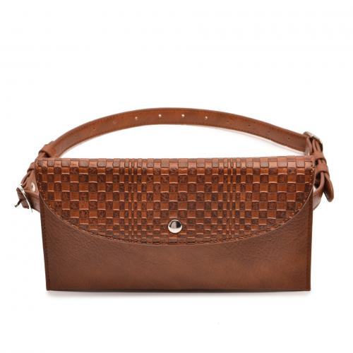 PU Leather Easy Matching Waist Pack brown PC