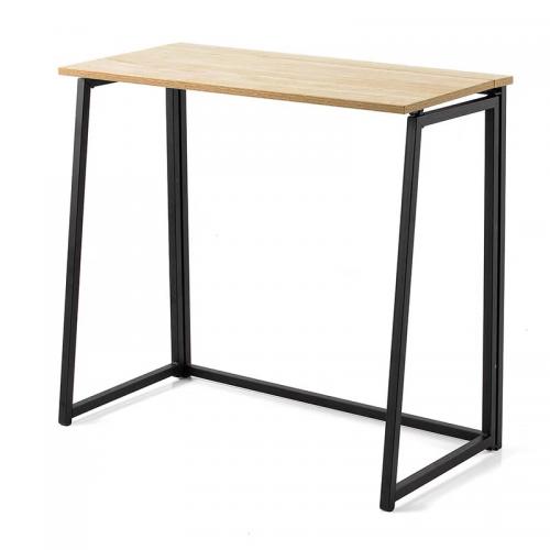 ソリッドウッド & 鉄 折り畳み式テーブル 一つ