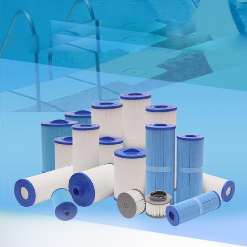 Polipropileno-PP Filtro de piscina inflable, azul,  trozo