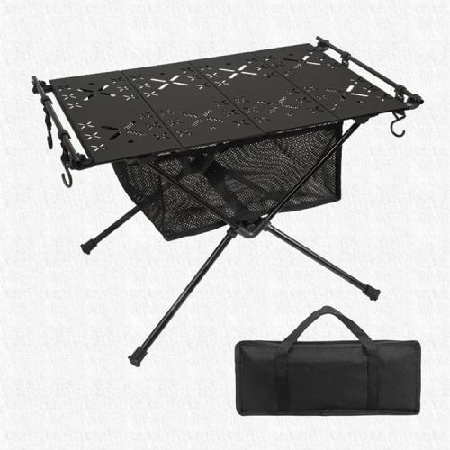 Aluminium Alloy Outdoor Foldable Table portable Engineering Plastics PC