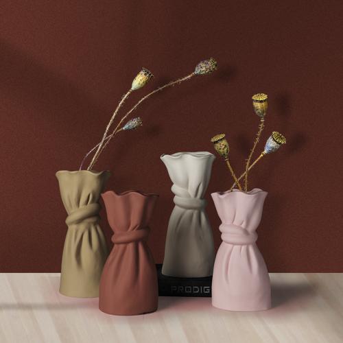セラミックス 花瓶 手作り 単色 選択のためのより多くの色 一つ