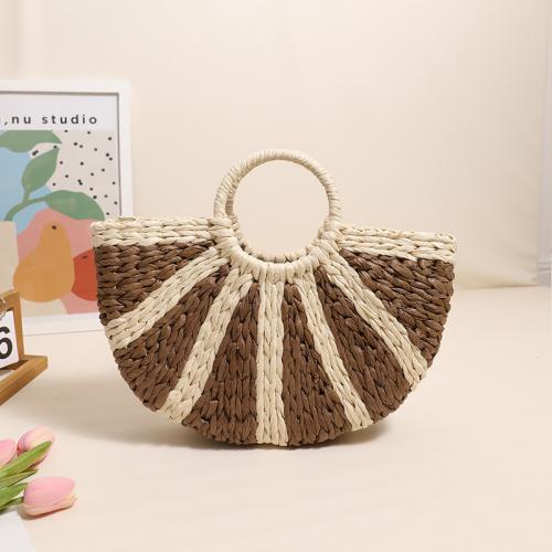 Paper Handmade & Easy Matching Woven Tote striped PC