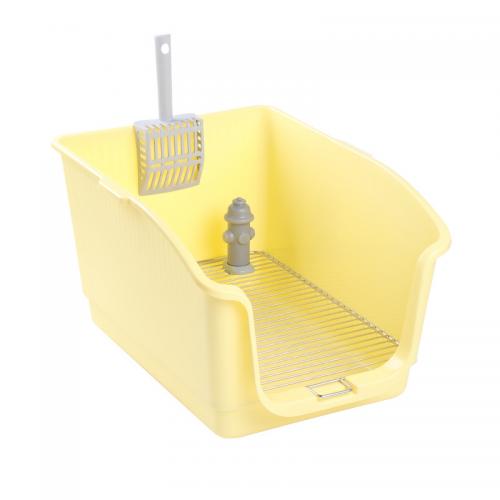 Polypropylene-PP & Stainless Steel easy cleaning Cat Litter Basin portable PC