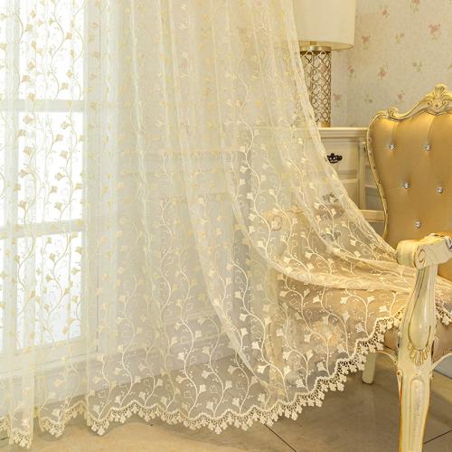 Polyester shading Curtain floral PC