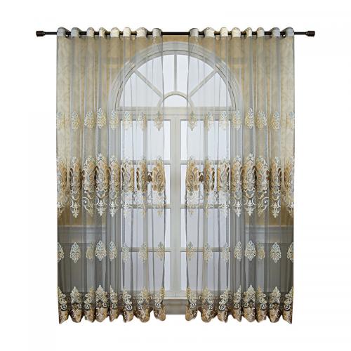Polyester shading Curtain floral m
