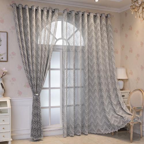 Polyester shading Curtain gray m