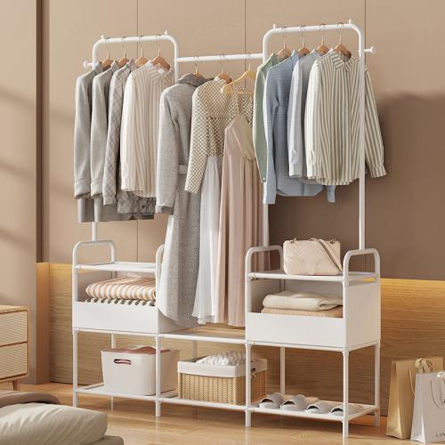 Steel Tube & Non-Woven Fabrics Multifunction Clothes Hanging Rack durable PC