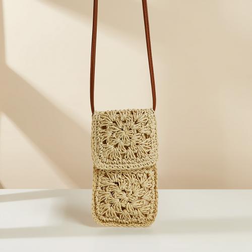 Paper Rope Easy Matching & Weave Cell Phone Bag hollow PC