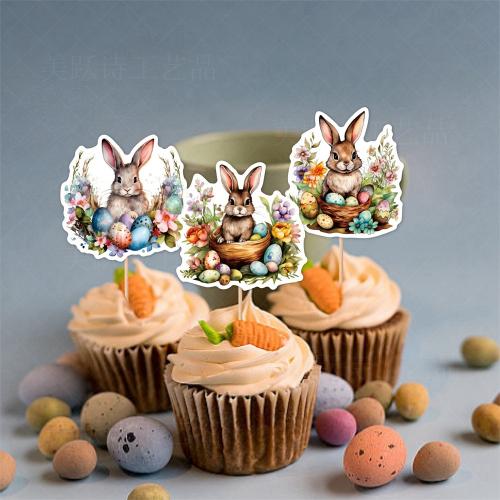 Paper Easter Design Cake Decoration Cute mixed colors Bag