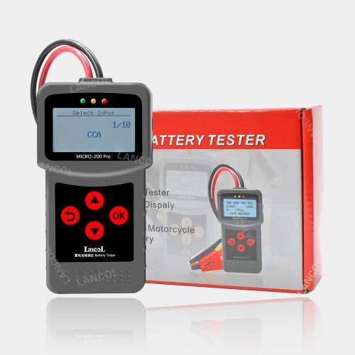 Plastic Car Battery Tester durable Solid gray PC