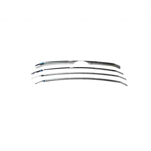 15-17 Toyota Highlander Front Grille, four piece, silver, Sold By Set