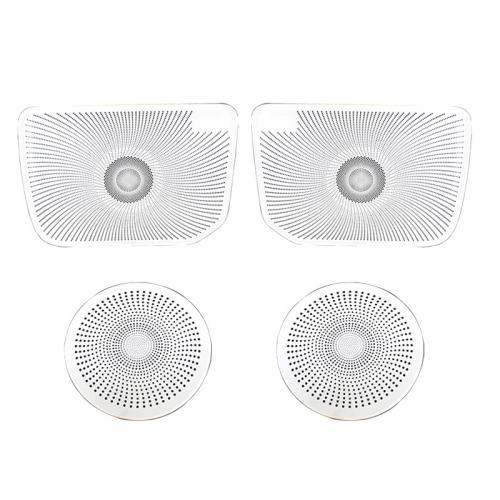 Toyota Senna Car Speaker Cover, four piece, , silver, Sold By Set