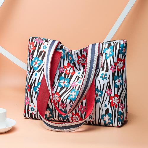 Oxford Printed & Tote Bag Shoulder Bag, soft surface, different color and pattern for choice,  PC