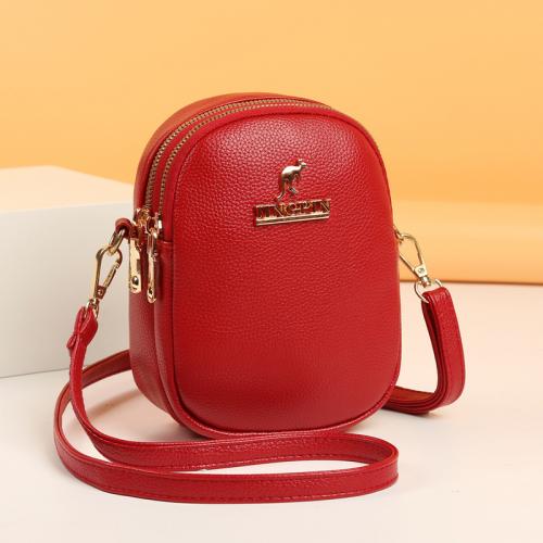 PU Leather Easy Matching Crossbody Bag soft surface Solid PC