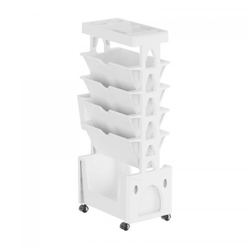 Polypropylene-PP Multilayer Bookshelf for storage & with pulley PC