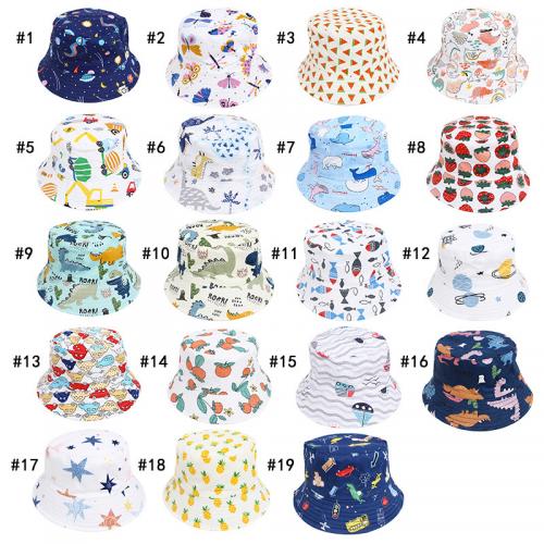 Baumwolle Bucket Hat, unterschiedliches Muster zur Auswahl, mehr Farben zur Auswahl,  Stück