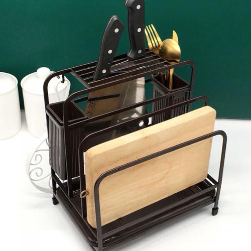 Carbon Steel & Iron Multifunction Kitchen Shelf stoving varnish coffee PC
