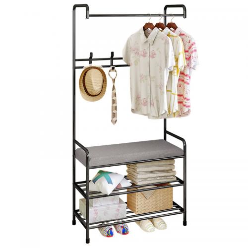 Iron Clothes Hanger for storage & durable black PC