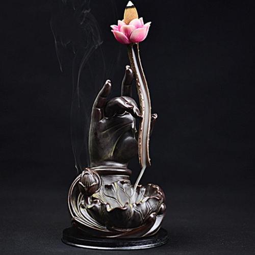 Ceramics Backflow Burner for home decoration & with gift box & durable handmade PC