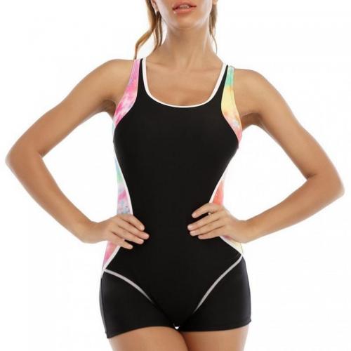 Polyester One-piece Swimsuit backless & padded PC