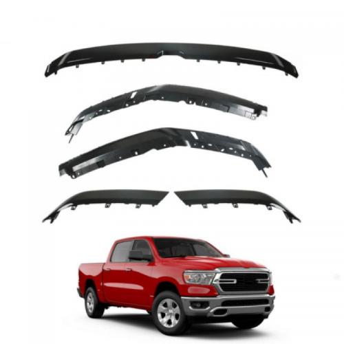 2019-2022 Ram Auto Cover Grille durable & hardwearing Solid Jet Black Sold By PC