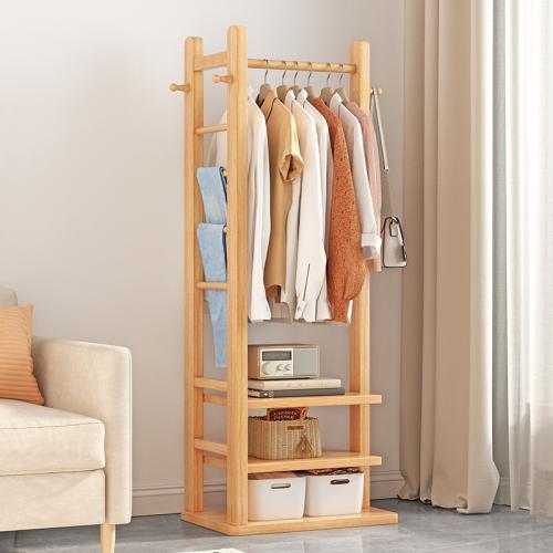 Solid Wood Clothes Hanging Rack  Solid PC