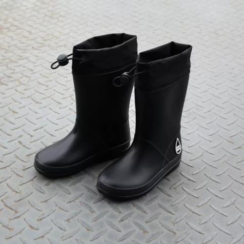 PVC Waterproof Rain Boots for children & anti-skidding Solid Pair