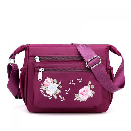 Nylon Easy Matching Crossbody Bag hardwearing & waterproof floral PC