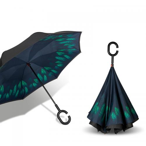 Glass Fiber & Rubber & Pongee Waterproof Umbrella anti ultraviolet printed PC