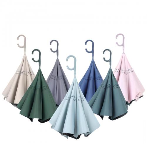 Staal & Glasvezel & Pongee Omgekeerde paraplu's meer kleuren naar keuze stuk
